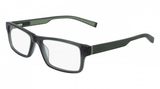 Nautica N8159 Eyeglasses, (325) OLIVE CRYSTAL