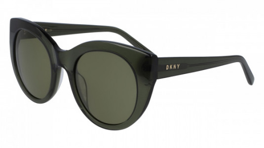 DKNY DK517S Sunglasses, (300) CRYSTAL GREEN