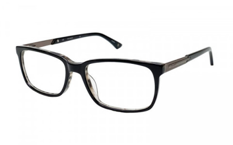 Hackett HEK 1245 Eyeglasses, 006 Black/Grey