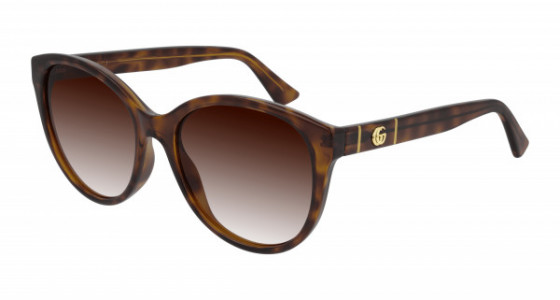 Gucci GG0631S Sunglasses, 002 - HAVANA with BROWN lenses