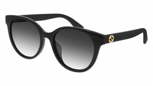 Gucci GG0702SK Sunglasses, 001 - BLACK with GREY lenses