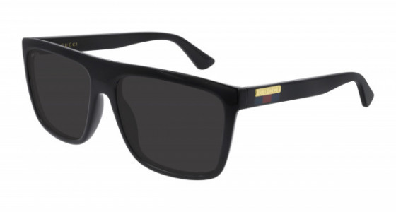 Gucci GG0748S Sunglasses, 001 - BLACK with GREY lenses