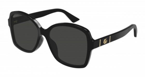 Gucci GG0765SA Sunglasses, 005 - BLACK with GREY polarized lenses