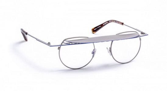J.F. Rey JF2910SL Eyeglasses, RUTHENIUM / BLUE LIMITED (0520)