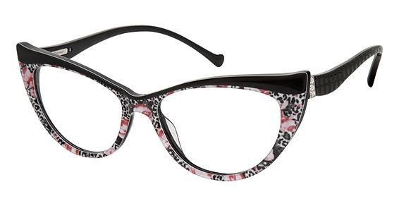 Betsey Johnson APHRODITE Eyeglasses, BLACK