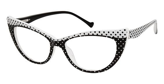 Betsey Johnson APHRODITE Eyeglasses, WHITE