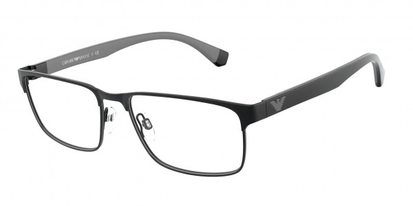 Emporio Armani EA1105 Eyeglasses, 3014 MATTE BLACK (BLACK)