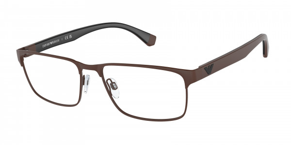 Emporio Armani EA1105 Eyeglasses, 3020 MATTE BROWN (BROWN)