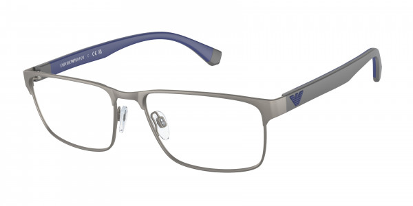 Emporio Armani EA1105 Eyeglasses, 3095 MATTE GUNMETAL (GREY)