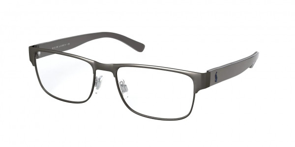 Polo PH1195 Eyeglasses, 9050 MATTE GUNMETAL