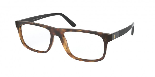 Polo PH2218 Eyeglasses, 5003 SHINY DARK HAVANA (BROWN)