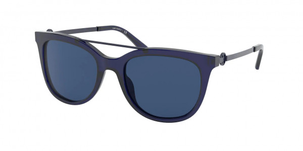 Tory Burch TY7147 Sunglasses, 180280 TRANSPARENT NAVY (BLUE)