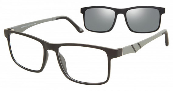 XXL ANDRETTI Eyeglasses, BLACK/GREY