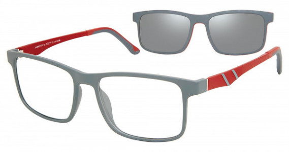 XXL ANDRETTI Eyeglasses, GREY/RED