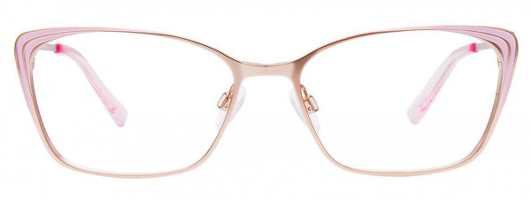 EasyClip EC545 Eyeglasses, 030 - Matt Light Pink & Matt Gold
