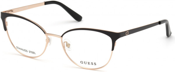 Guess GU2796 Eyeglasses, 001 - Shiny Black