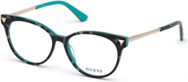 Guess GU2799 Eyeglasses, 095 - Light Green/other
