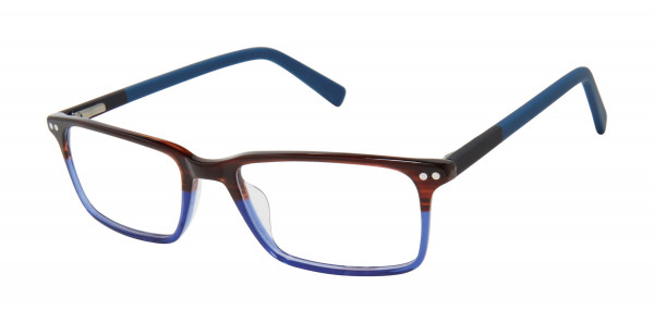 Ted Baker B972 Eyeglasses, Brown Blue (BRN)