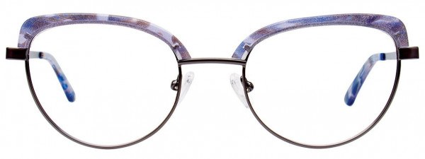 CHILL C7029 Eyeglasses, 050 - Light Blue Crystal Marbled & Sparkles