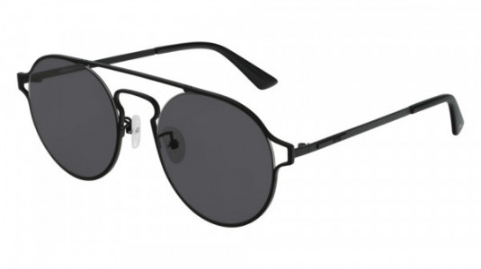 McQ MQ0211SA Sunglasses, 001 - BLACK with GREY lenses