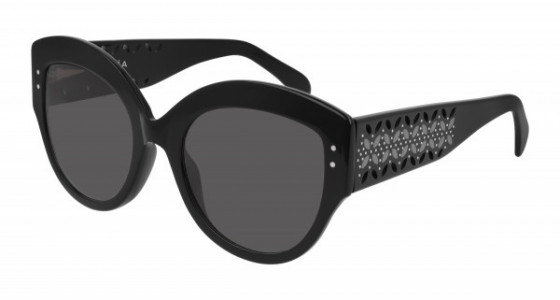 Azzedine Alaïa AA0040S Sunglasses, 001 - BLACK with GREY lenses