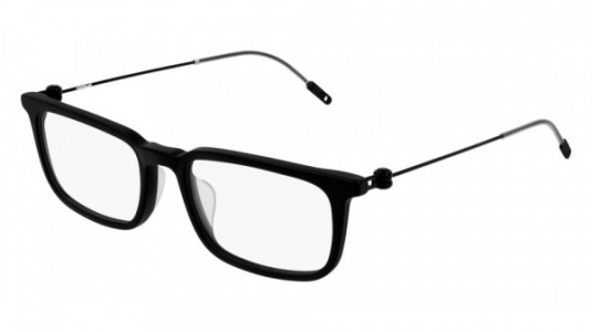 Montblanc MB0052O Eyeglasses, 002 - BLACK
