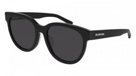 Balenciaga BB0077SK Sunglasses, 006 - BLACK with GREY polarized lenses