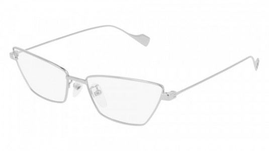 Balenciaga BB0091O Eyeglasses, 002 - SILVER