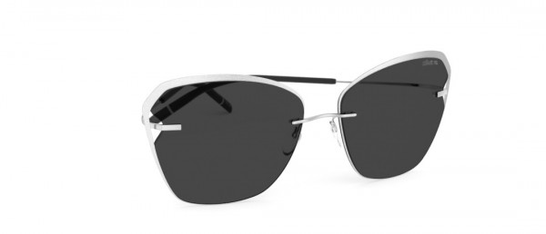 Silhouette Titan Accent Shades 8174 Sunglasses, 7000 SLM POL Grey