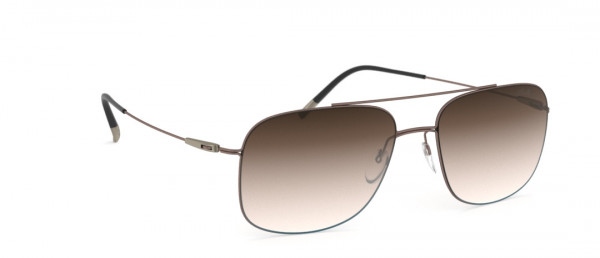 Silhouette Titan Breeze Collection 8716 Sunglasses, 6040 Classic Brown Gradient