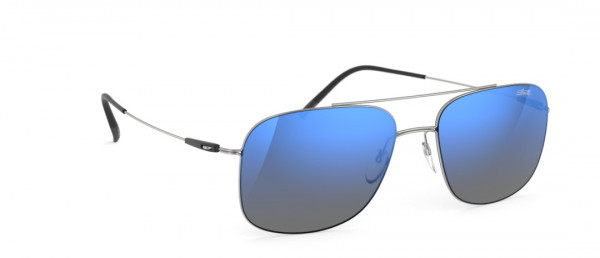Silhouette Titan Breeze Collection 8716 Sunglasses, 7010 SLM Blue Mirror Gradient