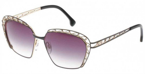 Diva DIVA 4210 Sunglasses, 2 Black-Gold