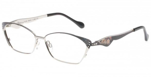 Diva DIVA TREND 8130 Eyeglasses, 004 Black-Silver