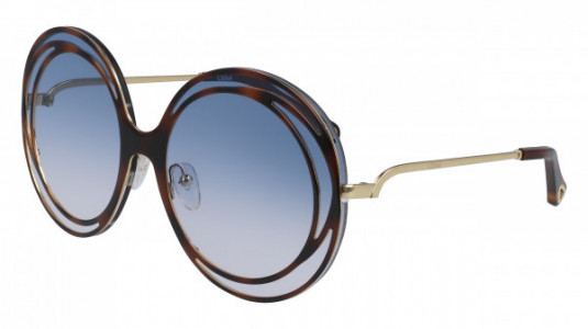 Chloé CE170S Sunglasses, (261) HAVANA/GRADIENT BLUE