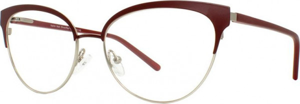 Cosmopolitan Astrid Eyeglasses, Matt Sil/Red