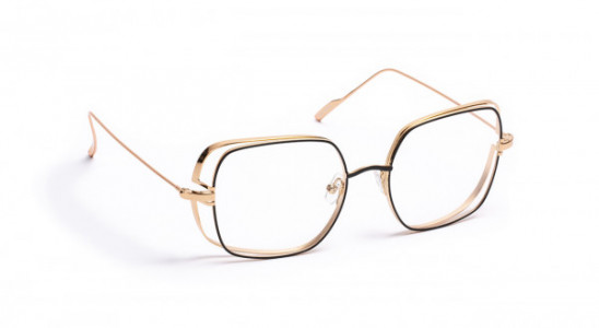 J.F. Rey JF2915 Eyeglasses, BLACK / SHINY PINK GOLD (0055)