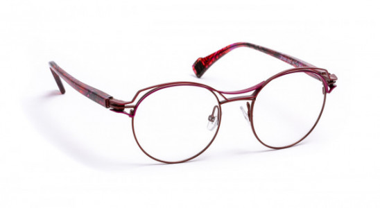 J.F. Rey JF2906 Eyeglasses, BROWN / RASPBERRY / CAMELIA (9282)