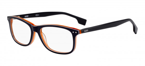 HUGO Hugo 0056 Eyeglasses, 0RTC Blue Orange