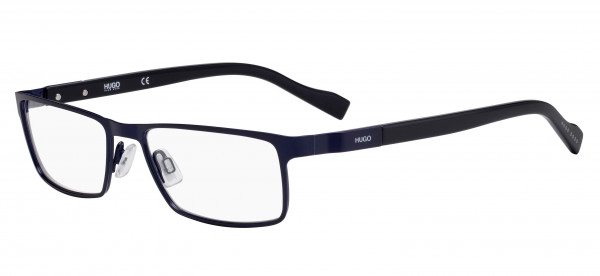 HUGO Hugo 0116 Eyeglasses, 0FLL Matte Blue