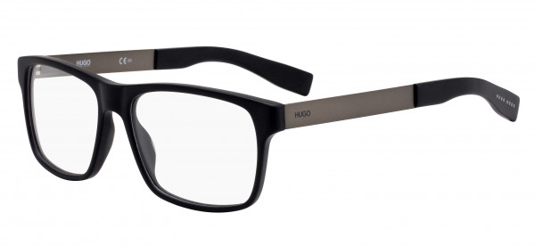 HUGO Hugo 0203 Eyeglasses, 0003 Matte Black