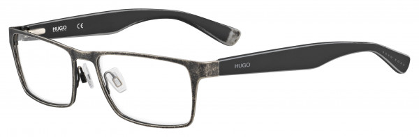 HUGO Hugo 0208 Eyeglasses, 09H4 Used Black Gray