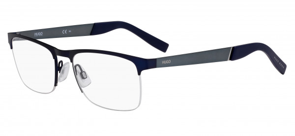 HUGO Hugo 0227 Eyeglasses, 0FLL Matte Blue