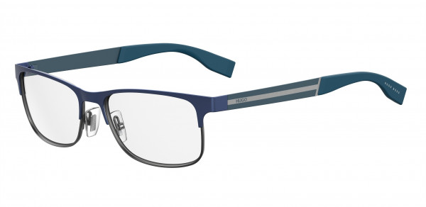 HUGO Hugo 0247 Eyeglasses, 0FLL Matte Blue