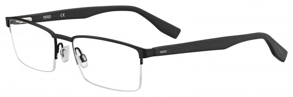 HUGO Hugo 0324 Eyeglasses, 02W7 Matte Black Wood