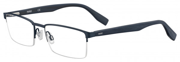 HUGO Hugo 0324 Eyeglasses, 02WF Matte Bluwood