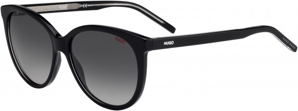 HUGO Hugo 1006/S Sunglasses, 07C5 Black Crystal