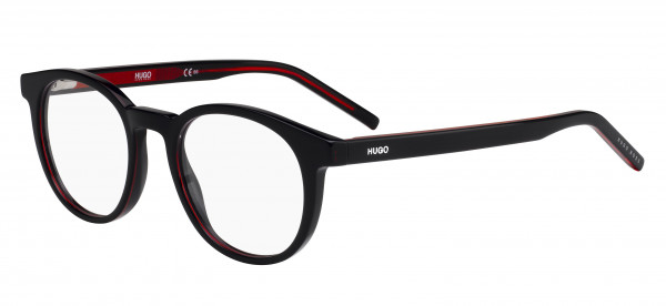 HUGO Hugo 1007 Eyeglasses, 0OIT Black Redgd