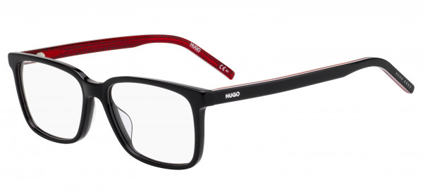 HUGO Hugo 1010 Eyeglasses, 0OIT Black Redgd