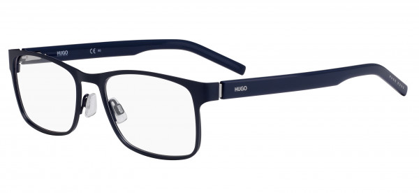 HUGO Hugo 1015 Eyeglasses, 0FLL Matte Blue