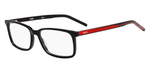 HUGO Hugo 1029 Eyeglasses, 0OIT Black Redgd